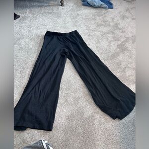 Banana Republic Elastic Waist Black Flare Lounge Pants Women’s Size XS